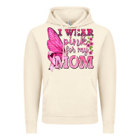 Vintage Artic I Wear Pink For My Mom with Butterfly Vintage Hoodie - texasbilliewilder