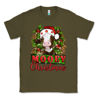 Army Green Mooey christmas Classic Tee - Artiststas
