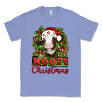 Colony Blue Mooey christmas Classic Tee - Artiststas