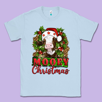 Mooey Christmas Classic Tee Designed By Artiststas