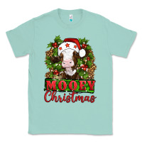 Seafoam Mooey christmas Classic Tee - Artiststas
