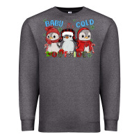 Charcoal Heather baby ıt's cold outside Premium Sweatshirt - MaliasSmallBusiness