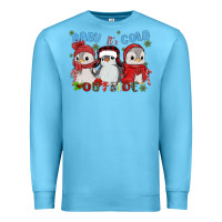 Ocean Blue baby ıt's cold outside Premium Sweatshirt - MaliasSmallBusiness