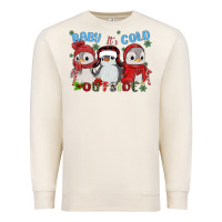 Sandshell baby ıt's cold outside Premium Sweatshirt - MaliasSmallBusiness