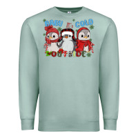 Seafoam baby ıt's cold outside Premium Sweatshirt - MaliasSmallBusiness