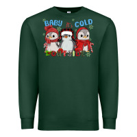Sports Green baby ıt's cold outside Premium Sweatshirt - MaliasSmallBusiness