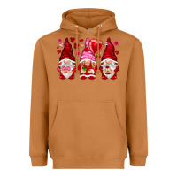 Meerkat valentines day gnomies with heart balloon Heavyweight Hoodie - NancyCooperArtShop