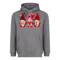 Storm valentines day gnomies with heart balloon Heavyweight Hoodie - NancyCooperArtShop