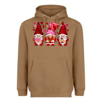 Toasted Coconut valentines day gnomies with heart balloon Heavyweight Hoodie - NancyCooperArtShop