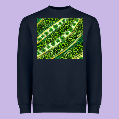 St. Patrick's Day Leopard Tumbler Heavyweight Sweatshirt Designed By Neo Western