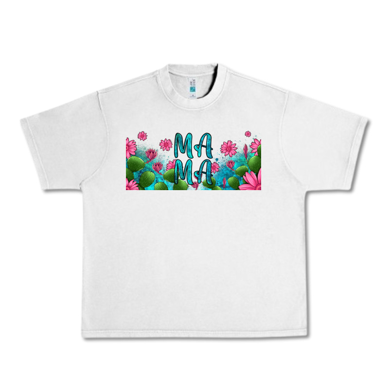 Cactus And Flowers Mama Libbey Glass Urban Heavy Tee by HRA Design Shop | Teevron