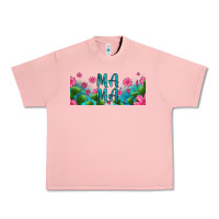 Salmon cactus and flowers mama libbey glass Urban Heavy Tee - HRA Design Shop