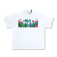 White cactus and flowers mama libbey glass Urban Heavy Tee - HRA Design Shop
