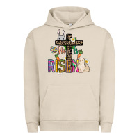 Pigment French Oak He is risen Easter Urban Hoodie - NancyCooperArtShop