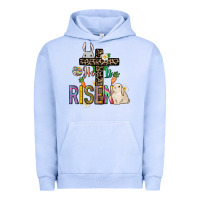 Pigment Grape Ice He is risen Easter Urban Hoodie - NancyCooperArtShop