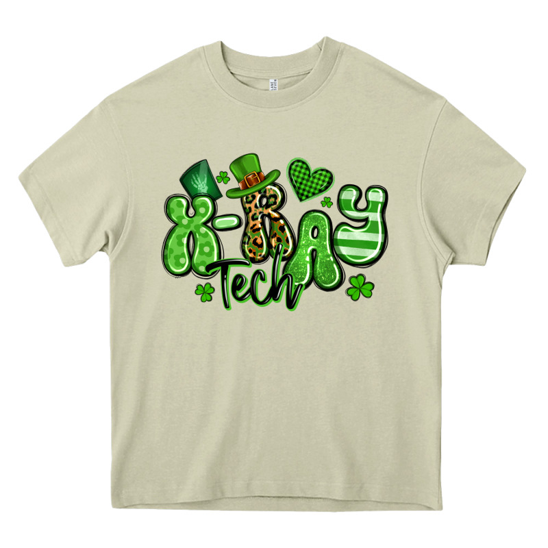 X Ray Tech St Patrick's Day Heavy Core Tee by Artiststas | Teevron