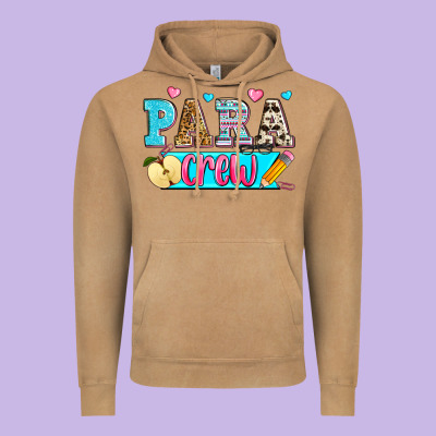 Para Crew Vintage Hoodie Designed By Zillion Design Studio