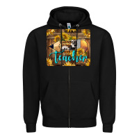 Black Western Teacher Pencil With Sunflowers Zipper Hoodie - LillyAllenDesigns