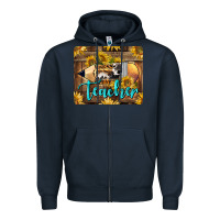 Navy Western Teacher Pencil With Sunflowers Zipper Hoodie - LillyAllenDesigns