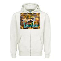 Oatmeal Heather Western Teacher Pencil With Sunflowers Zipper Hoodie - LillyAllenDesigns