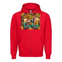 Red Western Teacher Pencil With Sunflowers Zipper Hoodie - LillyAllenDesigns