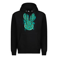 Black gemstone rabbit Premium Hoodie - Artiststas