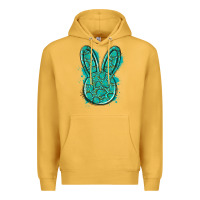 Mustard gemstone rabbit Premium Hoodie - Artiststas
