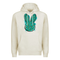 Oatmeal Heather gemstone rabbit Premium Hoodie - Artiststas