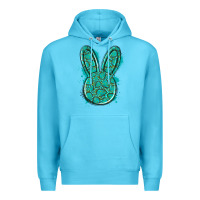 Ocean Blue gemstone rabbit Premium Hoodie - Artiststas