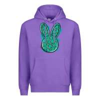 Purple gemstone rabbit Premium Hoodie - Artiststas