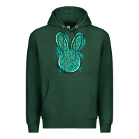 Sports Green gemstone rabbit Premium Hoodie - Artiststas