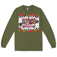 Army Green race life tumbler Long Sleeve Tee - Artiststas