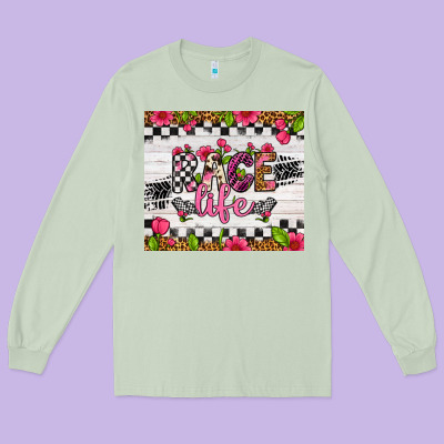 Race Life Tumbler Long Sleeve Tee Designed By Artiststas