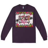 Plum race life tumbler Long Sleeve Tee - Artiststas