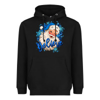 Black believe winter christmas santa claus Heavyweight Hoodie - MaliasSmallBusiness