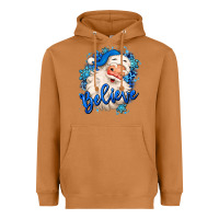 Meerkat believe winter christmas santa claus Heavyweight Hoodie - MaliasSmallBusiness