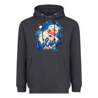 Smoke believe winter christmas santa claus Heavyweight Hoodie - MaliasSmallBusiness