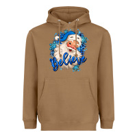 Toasted Coconut believe winter christmas santa claus Heavyweight Hoodie - MaliasSmallBusiness