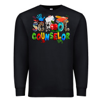 Black school counselor Premium Sweatshirt - NancyCooperArtShop