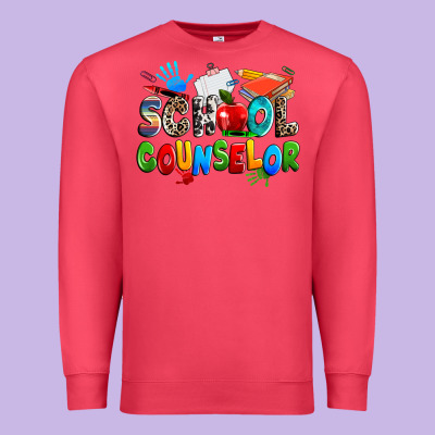School Counselor Premium Sweatshirt Designed By Nancycooperartshop