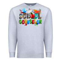 Heather Grey school counselor Premium Sweatshirt - NancyCooperArtShop