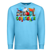 Ocean Blue school counselor Premium Sweatshirt - NancyCooperArtShop