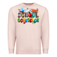 Pale Pink school counselor Premium Sweatshirt - NancyCooperArtShop