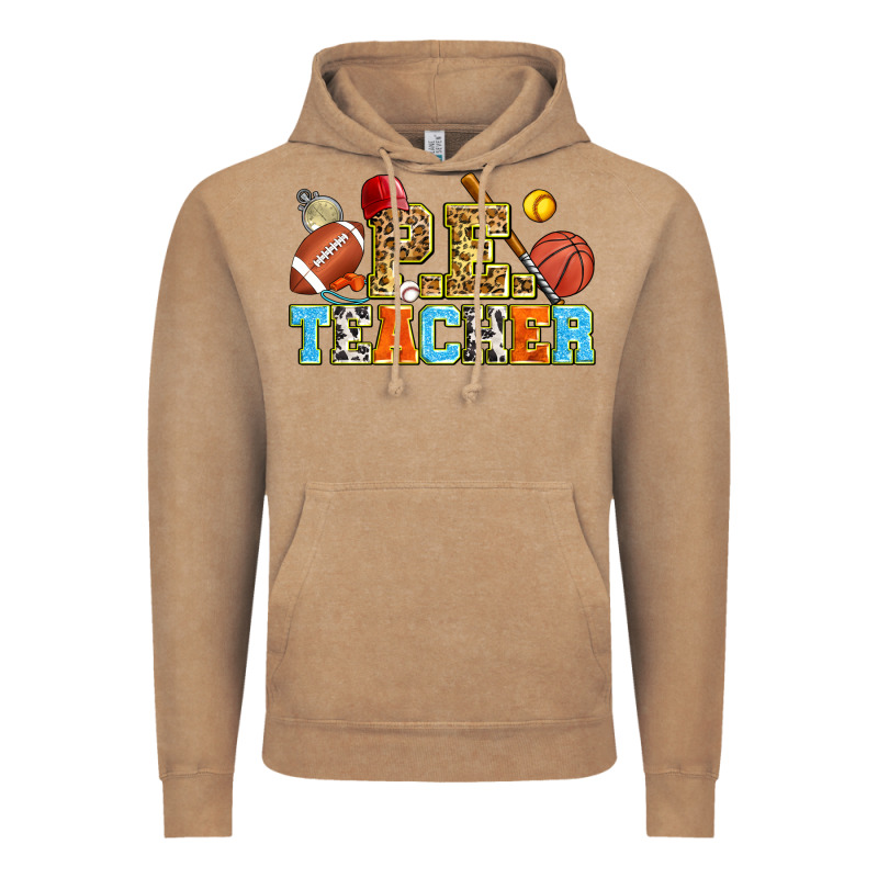 P.e. Teacher Vintage Hoodie by Zillion Design Studio | Teevron