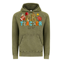 Vintage Olive p.e. teacher Vintage Hoodie - Zillion Design Studio