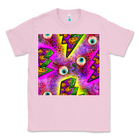 Bubblegum Pink halloween thunders seamless pattern Classic Tee - BundleAndBundleShop