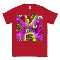 Red halloween thunders seamless pattern Classic Tee - BundleAndBundleShop