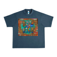Midnight Navy boom bitch get out the way Urban Heavy Tee - HRA Design Shop