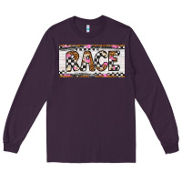 Plum race license plate Long Sleeve Tee - Artiststas