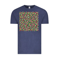 Vintage Denim christmas leopard Vintage Tee - FaDigitalArtStudio
